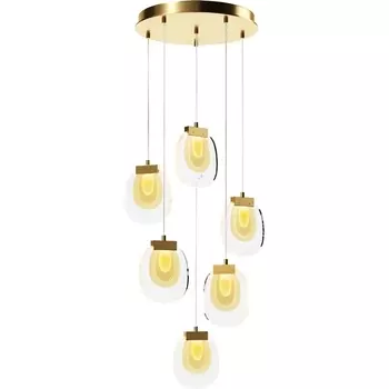 Подвесной светодиодный светильник каскадный Maytoni Biology MOD367PL-L18BBSK