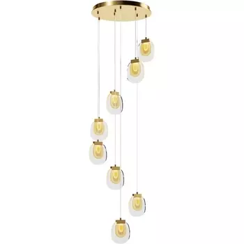 Подвесной светодиодный светильник каскадный Maytoni Biology MOD367PL-L30BBSK