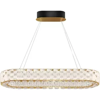 Подвесной хрустальный светодиодный светильник Maytoni Castello MOD336PL-L130G3K