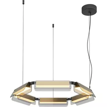 Подвесной светодиодный светильник Maytoni Flat MOD296PL-L40BS3K