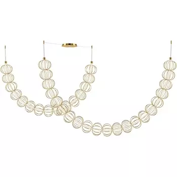 Подвесной светодиодный светильник Maytoni Golden Cage MOD216PL-L55G3K шарики