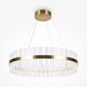 Подвесной хрустальный светодиодный светильник Maytoni Mirage MOD173PL-L60BS3K