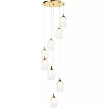 Подвесной светильник каскадный Maytoni MOD016PL-08BS1 Maytoni Aura MOD016PL-08BS1