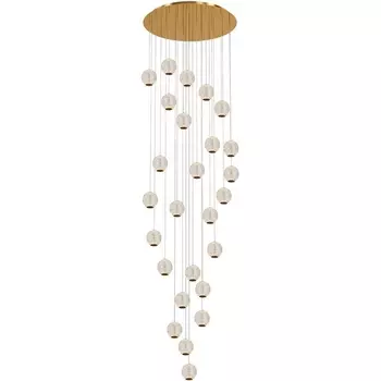 Подвесной светодиодный светильник каскадный Maytoni Sapphire MOD293PL-L140BS3K