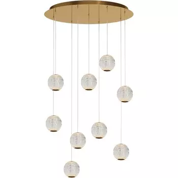 Подвесной светодиодный светильник Maytoni Sapphire MOD293PL-L56BS3K шарики