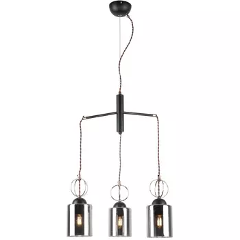 Подвесной светильник MD.0103-3-S BK+FGD Imex