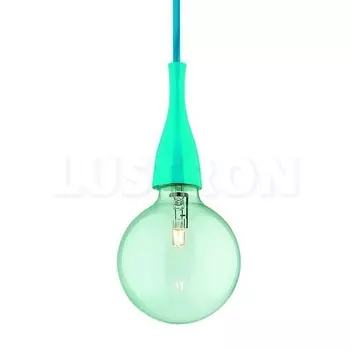 Подвесной светильник SP1 Ideal Lux Minimal AZZURRO шарики