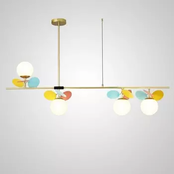 Подвесной светильник на штанге Matisse Long Multicolor ImperiumLoft Matisse-Long01 (203516-23) в форме шара