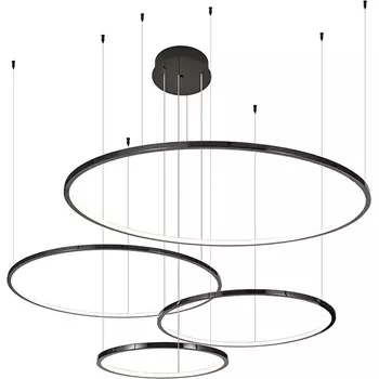 Подвесной светодиодный светильник Newport 15000 15104/S black glossy кольцо