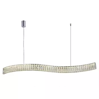 Подвесной хрустальный светодиодный светильник Newport 8240 8243/110 chrome
