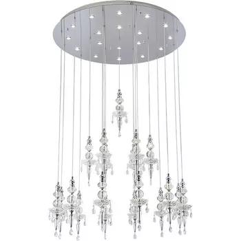 Подвесной светильник Newport 8360 8360/1000 chrome с подвесками