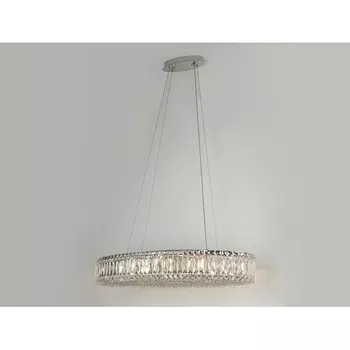 Подвесной хрустальный светильник Newport 8450 8458/S chrome