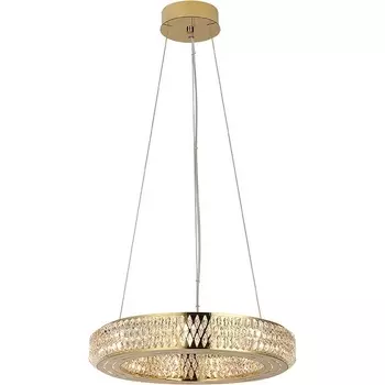 Подвесной хрустальный светильник Newport 8560 8560/40 C gold polished кольцо