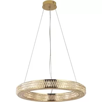 Подвесной хрустальный светильник Newport 8560 8560/60 C gold polished кольцо
