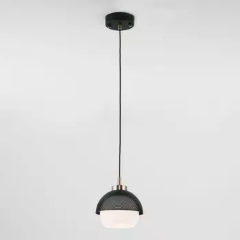 Подвесной светильник 50106/1 Eurosvet Nocciola античная бронза / черный в форме шара