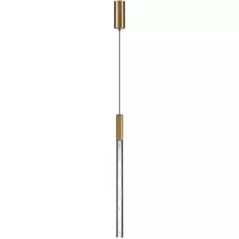 Подвесной светильник Odeon Light Aletta 6679/4L античная бронза/металл/хрусталь IP20 LED 4W 240Лм 4000K