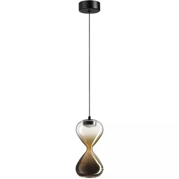 Подвесной светильник Odeon Light Glessi 5094/4L черный/прозрачн./золотой градиент/металл/стекло LED 4W 4000K