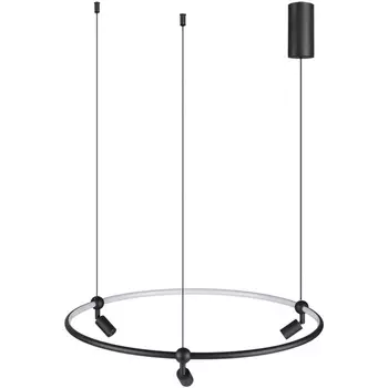 Подвесной светильник Odeon Light Keanu 7026/52L металл/акрил LED 3000K 220V кольцо