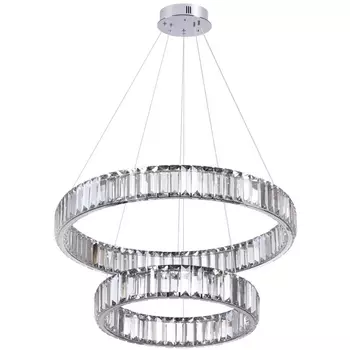 Подвесной светильник Odeon Light Vekia 4930/60L хром/прозрачный металл/хрусталь LED 60W VEKIA