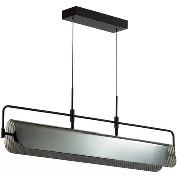 Подвесной светильник Odeon Light Liner 5056/35LA ODL24 321 черный/дымчатый/металл/стекло/акрил LED 35W 3000К
