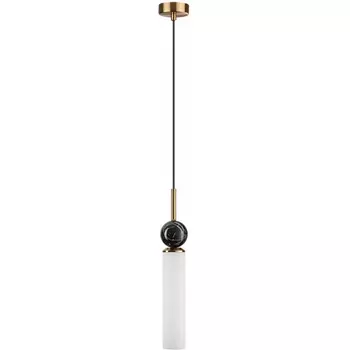 Подвесной светильник Odeon Light Lolla 4361/1 под латунь/металл/стекло/черный мрамор 1*E14 40W 220V LOLLA