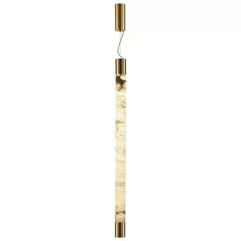 Подвесной светильник Odeon Light Marbella 6687/25L латунь/металл/алебастр IP20 LED 25W 3000/4000