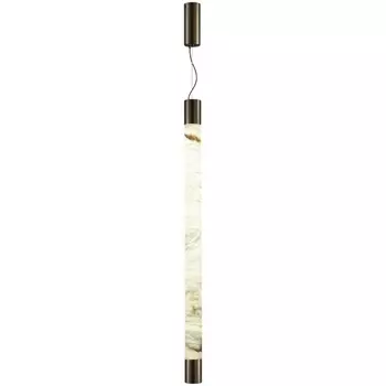 Подвесной светильник Odeon Light Marbella темная 6686/25L брашированная латунь/металл/алебастр IP20 LED 25W 3000/4000