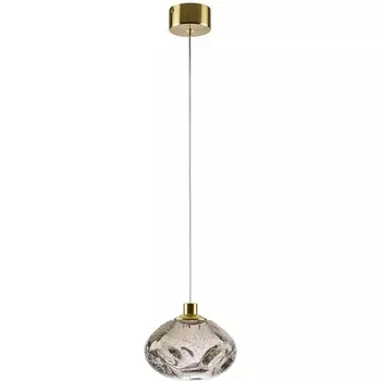 Подвесной светильник Odeon Light Mela 7044/4L серый/бронзов/металл/стекло LED 4W 3000K 220V