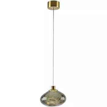 Подвесной светильник Odeon Light Mela 7045/4L зеленый/бронз/металл/стекло LED 4W 3000K 220V