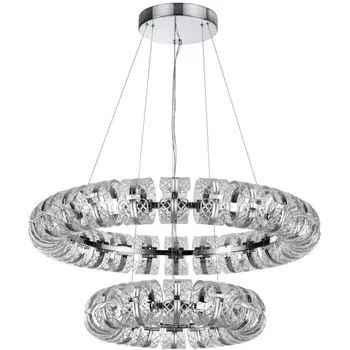 Подвесной светильник Odeon Light Mirage 5029/230L хром/металл/акрил LED 230W 4000K 15663лм