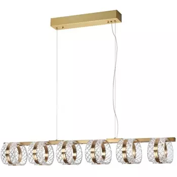 Подвесной светильник Odeon Light Mirage 5030/40L античн.бронза/металл/акрил LED 40W 4000K 2244лм