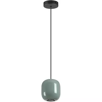 Подвесной светильник Odeon Light Ovali 5053/1C PENDANT черный/зеленый/металл GU10 LED 4W