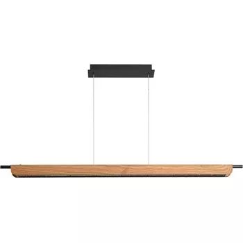 Подвесной светодиодный светильник с диммером Odeon Light Punto 7018/40LB c сенсорн. включением цв. тем-ры 2700-4000-5500K металл/акрил окраш под дерево 40W 220V