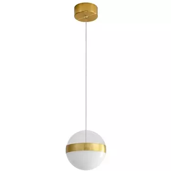 Подвесной светильник Odeon Light Roni 5036/12L ант.бронза/прозрачн/молочный/металл/акрил LED 12W 4000K 600лм