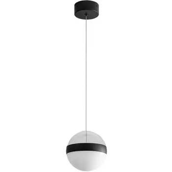 Подвесной светильник Odeon Light Roni 5075/12L черный/прозрачн./молочный/металл/акрил LED 12W 4000K 600лм