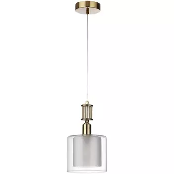 Подвесной светильник Odeon Light Saga 5088/1 античная бронза/стекло E14 1*40W