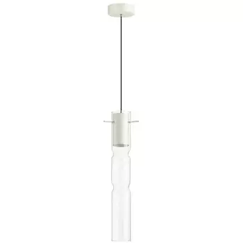 Подвесной светильник Odeon Light Scrow 5059/5LB PENDANT белый/прозрачный/металл/стекло LED 5W 3000K