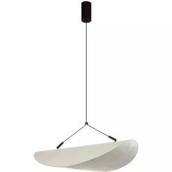 Подвесной светильник Odeon Light Silk 7067/30L металл/нетканный шелк/черн LED 22W 3000/3500/4000K 220V