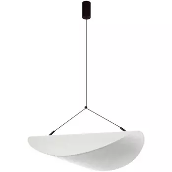 Подвесной светильник Odeon Light Silk 7067/36L металл/нетканный шелк/черн LED 25W 3000/3500/4000K 220V