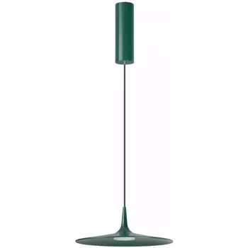 Подвесной светильник Odeon Light Sombra 7037/12L темно-зеленый/металл/акрил LED 12W 3000K 220V