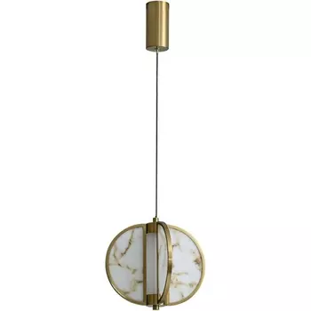 Подвесной светильник Odeon Light Toscana 5447/12L бронзовый/металл/акрил/искусственный алебастр LED 12W 3000K 220V