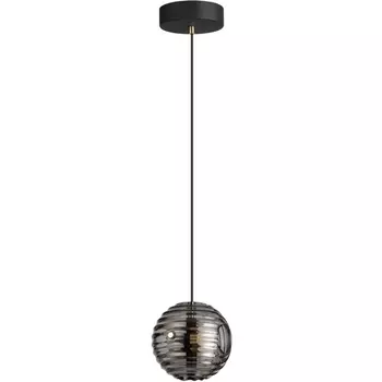 Подвесной светильник Odeon Light Troni 5041/12L черн./золото/дымчатый/металл/стекло LED 12W 4000К 1526Лм