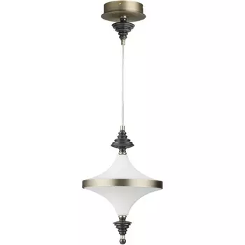 Подвесной светильник Odeon Light Ula 5404/23L бронзов.брашированн./черный/стекло/керамика LED 23W 3000K