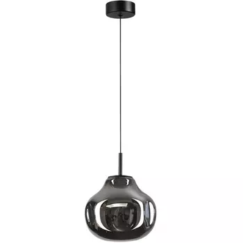Подвесной светильник Odeon Light Vaso 5097/4LC черный/дымчатый/металл/стекло LED 4W 4000K