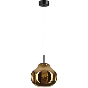 Подвесной светильник Odeon Light Vaso 5097/4LA черный/золотой/металл/стекло LED 4W 4000K