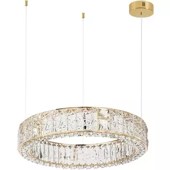 Подвесной светильник Odeon Light Version 5071/70L золото/прозрачный/металл/хрусталь/стекло LED 70W 3700K