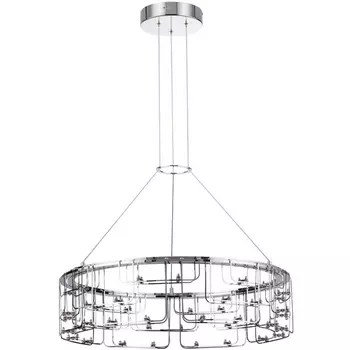 Подвесной светильник Odeon Light Zaha 7059/44L нерж/сталь хром IP20 LED 44W 3960Лм 3000K 220V