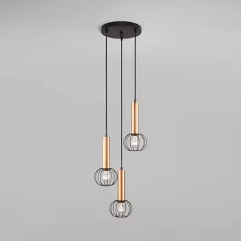 Подвесной светильник 50178/3 Eurosvet Parker черный / бронза