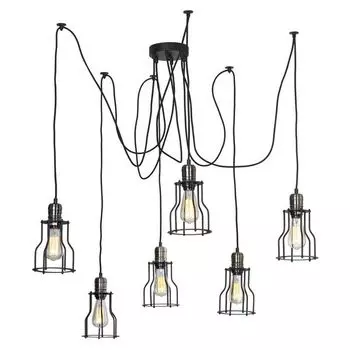 Подвесной светильник паук Lussole Loft Shirley LSP-9310