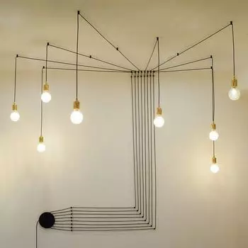 Подвесной светильник паук Lussole Loft Fairbanks LSP-9554